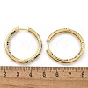 Brass Micro Pave Cubic Zirconia Hoop Earrings EJEW-M077-02G-3