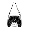 Cat Polyester Shoulder Bags PW-WG04021-07-1