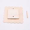 Unfinished Natural Wood Photo Frames WOOD-WH0110-29-2
