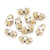 Real 18K Gold Plated Brass Beads KK-A155-21G-2