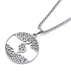 Non-Tarnish 304 Stainless Steel Pendant Necklaces NJEW-C042-07P-2