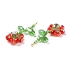 Glass Beaded Pendants GLAA-C028-06B-3