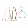 Polyester Thread Braided Cord Bracelet AJEW-JB01119-1