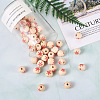 Natural Wooden Beads WOOD-TAC0010-02A-6