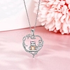 Alloy Pendant Necklaces PW-WGF73F2-01-2