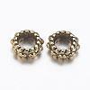 Tibetan Style Alloy Spacer Beads TIBEB-S039-032AG-NR-2