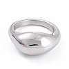 Non-Tarnish Unisex 304 Stainless Steel Finger Rings X-RJEW-K233-11B-P-1