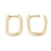 Brass Huggie Hoop Earrings EJEW-L234-025-3