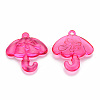 Transparent Acrylic Pendants TACR-T024-01B-906-2