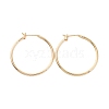 Ion Plating(IP) Brass Huggie Hoop Earrings for Women X-EJEW-A083-02G-1