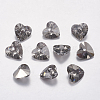 Faceted Glass Rhinestone Charms RGLA-F054-14x14-215-1