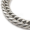 201 Stainless Steel Cuban Link Chains Bracelet for Men Women BJEW-H550-07C-P-2