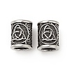 Viking Rune 304 Stainless Steel Beads STAS-E164-01AS-2