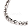 304 Stainless Steel Chain Necklaces NJEW-A002-08P-2
