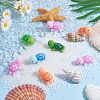 50Pcs 5 Colors Resin Ornaments Five Color Turtle Ornaments DIY Landscaping JX880A-4