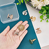 3 Pairs 3 Colors 201 Stainless Steel Cufflinks for Men STAS-UN0051-90-4