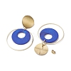 Natural Shell Dangle Earrings EJEW-JE05820-01-4