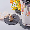  Rubber Coasters AJEW-NB0001-06-6