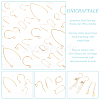 304 Stainless Steel Earring Hooks STAS-UN0001-34G-5