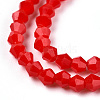 Opaque Solid Color Imitation Jade Glass Beads Strands EGLA-A039-P2mm-D02-2