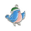 Winter Theme Alloy Enamel Pendants ENAM-M002-04E-P-1