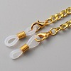 Iron Eyeglasses Chains AJEW-WH0038-28-2