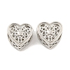 Valentine's Day Rack Plating Alloy European Beads FIND-B034-24P-1