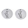 Non-Tarnish 304 Stainless Steel Charms STAS-T059-26P-I-2