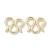 Brass S-Hook Clasps KK-P284-12G-02-1