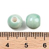 Glazed Porcelain Round Beads PORC-S489-8mm-02-2