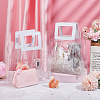 Valentine's Day Rectangle Transparent PVC Storage Bags with Handle ABAG-WH0046-05B-4