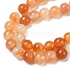 Natural Red Agate Beads Strands G-A248-A06-02-4