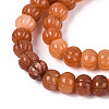Natural Pink Aventurine Beads Strands G-T144-A09-02-3