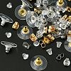 328Pcs 5 Style Brass & Plastic & 304 Stainless Steel Ear Nuts FIND-FS0001-86-3