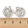 Brass Micro Pave Cubic Zirconia Pendants KK-S386-23P-03-3