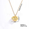 European and American Fashion Heart Shaped Brass Crystal Rhinestone Locket Pendant Necklaces CW4614-4-1