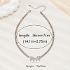 Alloy Bowknot Choker Necklaces for Women FS-WG3DD5E-01-2