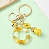 Resin & Alloy Enamel Keychain X1-KEYC-YW00134-03-1