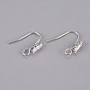 Brass Earring Hooks X-KK-L198-013P-1