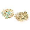 Rack Plating Alloy Enamel Pendants FIND-Q099-08C-01-2