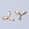 Alloy Rhinestone Pendants ALRI-WH0002-48LG-1