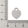 Non-Tarnish 304 Stainless Steel Pendants FIND-M017-01P-W-3