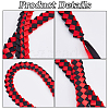 Two Tone Graduation Ribbon Leis FIND-WH0423-78E-6