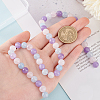 1 Strand Natural Aquamarine & Rose Quartz & Amethyst Beads Strands G-GO0001-52-5