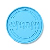 DIY Mother's Day Theme Flat Round Pendant Silicone Molds SIMO-H010-02I-2