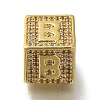 Brass Cubic Zirconia Beads KK-Q818-01B-G-1