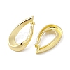 Brass Stud Earrings EJEW-M244-14G-2