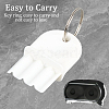 18 Bags ABS Plastic Toilet Paper Dispenser AJEW-CN0006-69-3