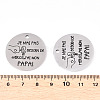 Non-Tarnish 201 Stainless Steel Pendants STAS-T064-38P-13-3