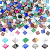 200Pcs 10 Colors 2-Hole Glass Seed Beads SEED-HY0001-26B-1
